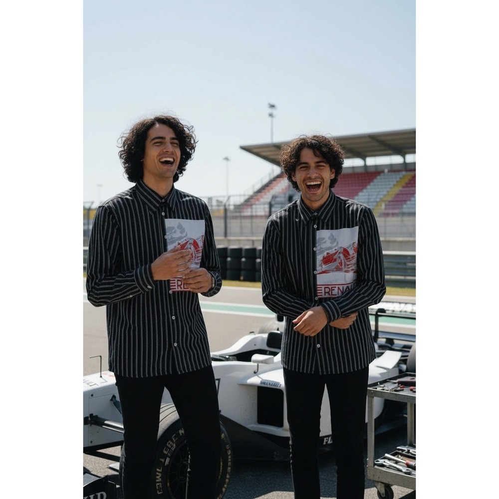 UNISEX Moto Vintage Renault Racing Car Graphic Shirt Chesa‎ boutique Size XS